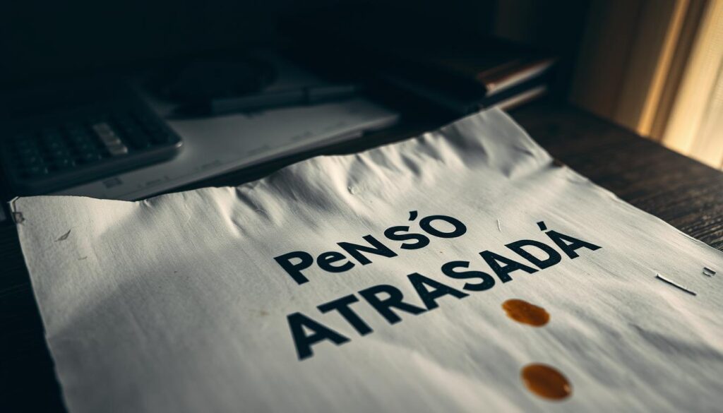 pensão atrasada pensão atrasada