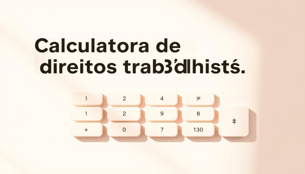 Calculadora de direitos trabalhistas: rescisão de contrato e 13º salário Calculadora de direitos trabalhistas: rescisão de contrato e 13º salário