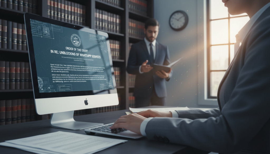 Solução judicial para WhatsApp bloqueado Solução judicial para WhatsApp bloqueado
