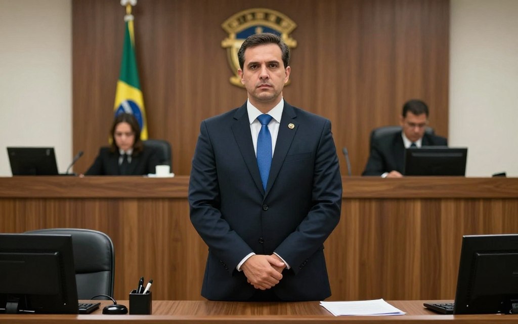 advogado criminalista em tribunal durante julgamento de processo criminal advogado criminalista em tribunal durante julgamento de processo criminal