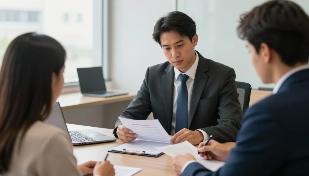 advogado orientando cliente sobre documentos de divórcio advogado orientando cliente sobre documentos de divórcio