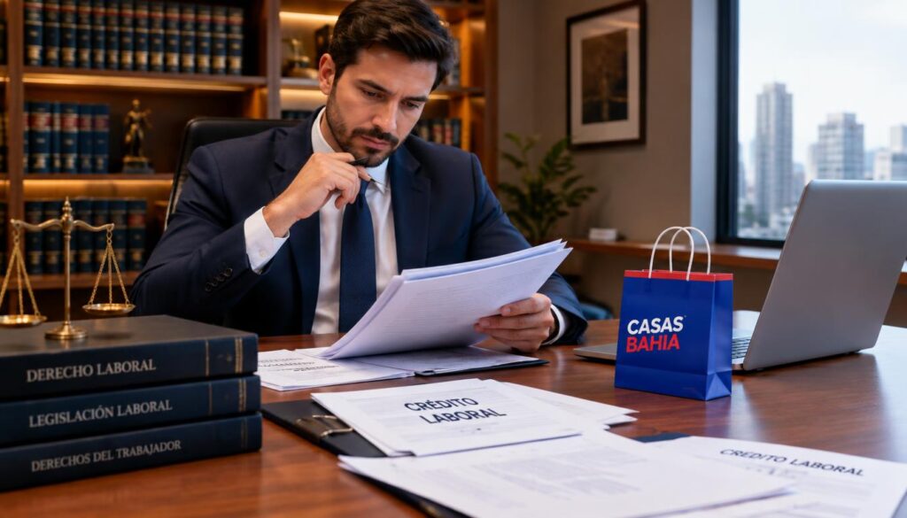 advogado crédito trabalhista Casas Bahia