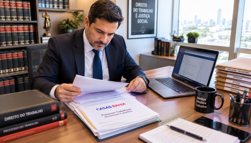 advogado credor trabalhista Casas Bahia