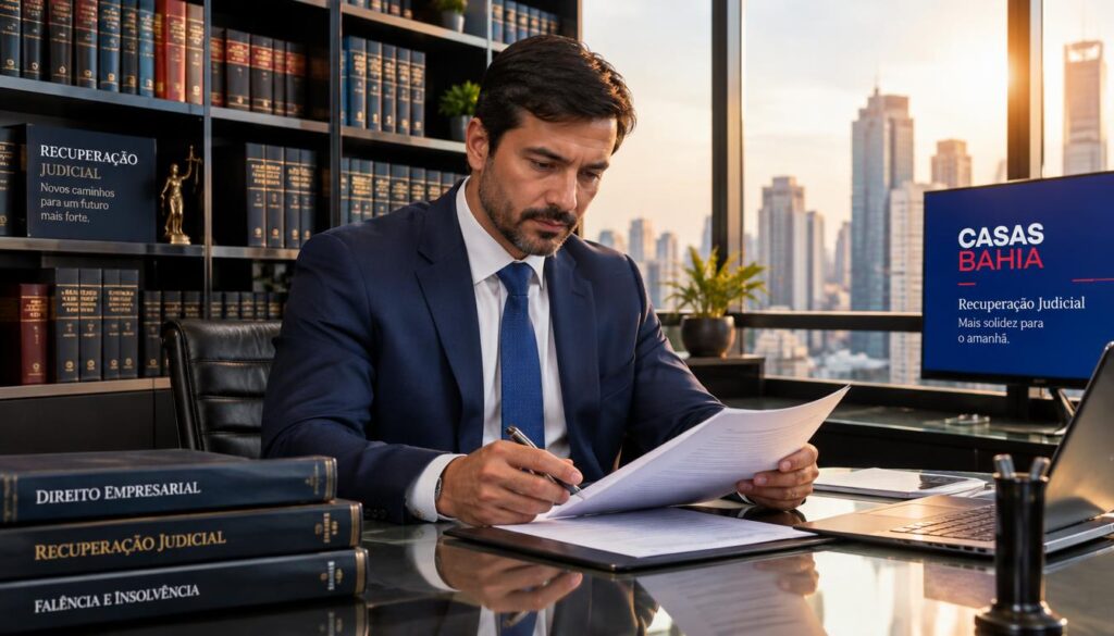 advogado recuperação judicial Casas Bahia
